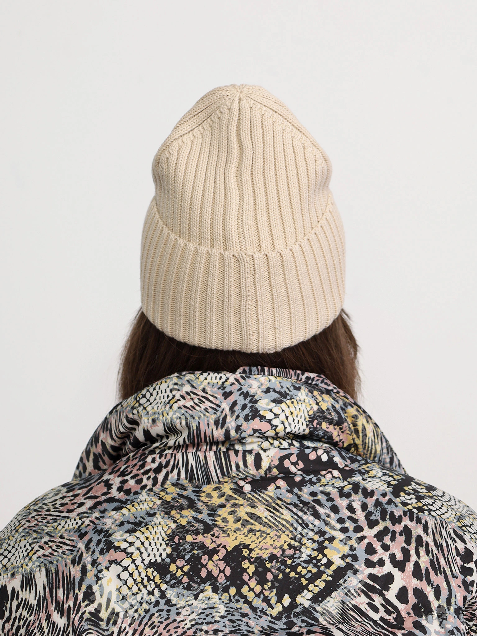 Шапка-бини с отворотом в ассортименте